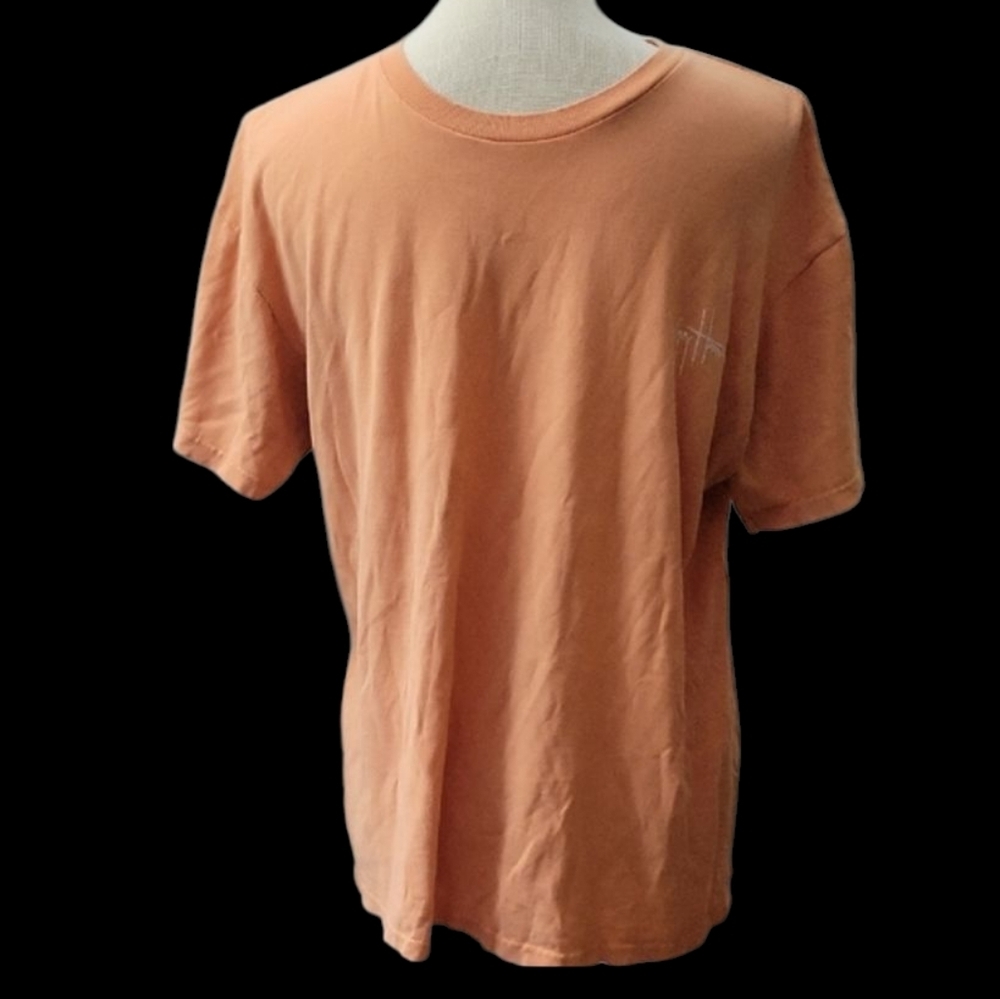 Guy Harvey Men's Peach Fishing T-Shirt
